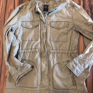 Gap Women’s Green Army utility style jacket